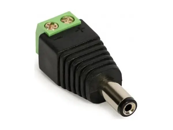 Mufa alimentare camere 12V, conector TATA, cu surub, DCM