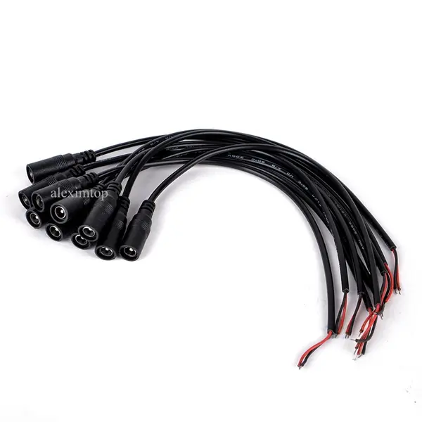 Mufa Alimentare DC 2,1/5,5mm Mama cu Cablu 100cm Engros