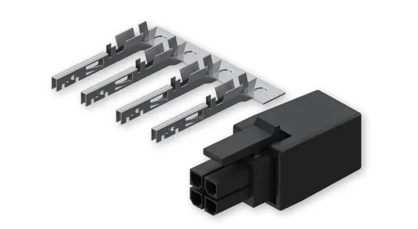 Mufa cu 4 pini, suporta pana la 250V, 5A, PR4MK04K, compatibila cu Teltonika RUT200