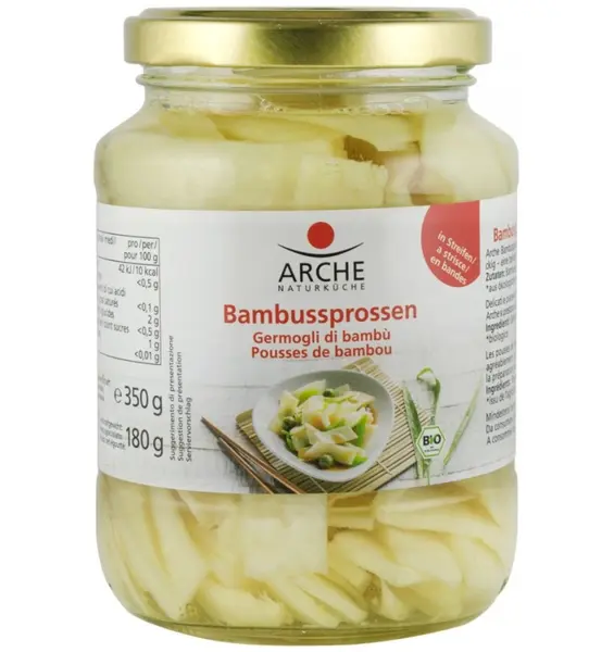 Muguri de bambus la borcan, eco - 350 g
