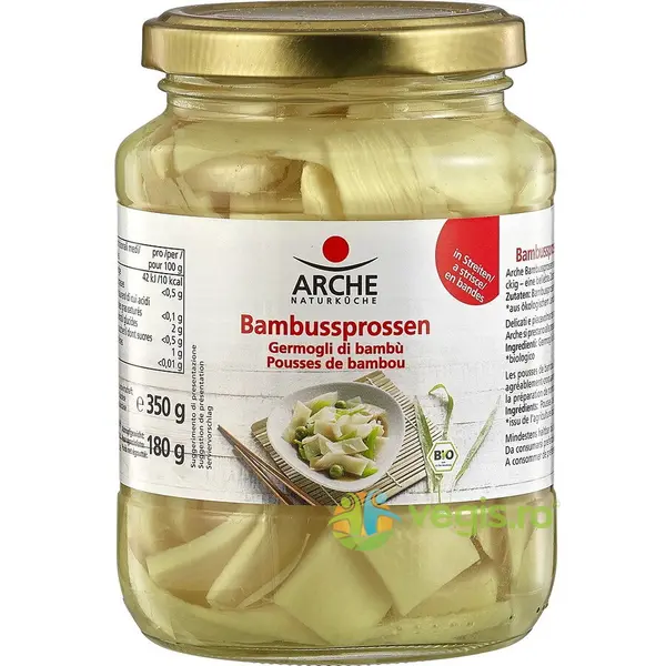 Muguri de Bambus la Borcan Ecologici/Bio 350g