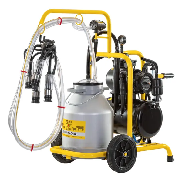 Mulgator Vaci Agro Electro cu 1 Bidon Aluminiu de 30 Litri