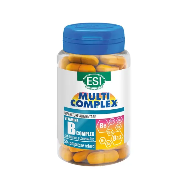 MULTICOMPLEX B Complex cu Seleniu si Coenzima Q10, 50 comprimate, ESI