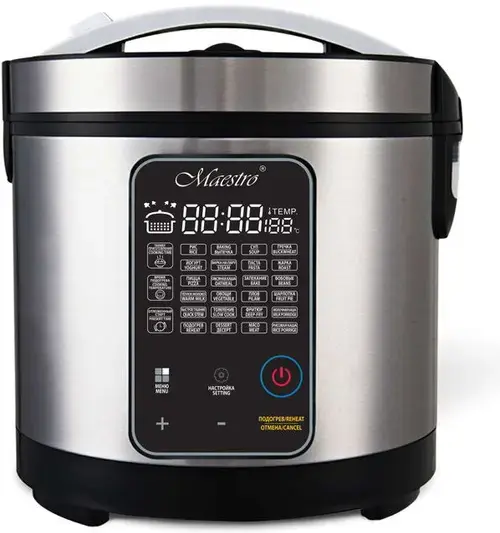 Multicooker Maestro MR-795, 700W, 5 L, 26 Functii de preparare (Negru/Argintiu)