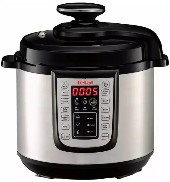 Multicooker Tefal - Fast & Delicous CY505EE0, 1200W, 25 programe, oțel inoxidabil