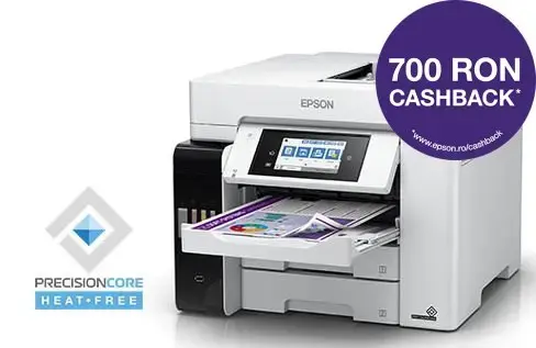 Multifunctional Epson EcoTank L6580, Inkjet color, A4, 25 ppm, Duplex, Fax, Wireless (Gri)