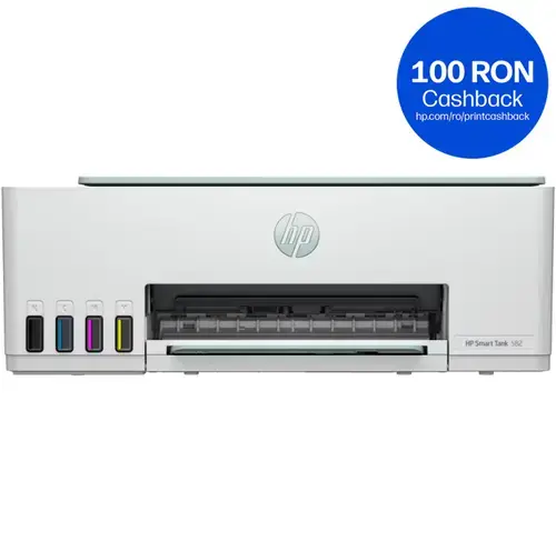Multifunctional Inkjet Color CISS HP Smart Tank 582 All-in-One, Wireless