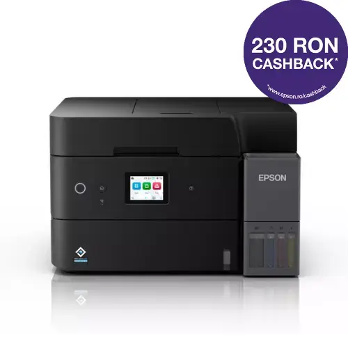 Multifunctional InkJet Color Epson EcoTank L6390, A4, Duplex, 35ppm, Ethernet, Wireless, ADF (Negru)