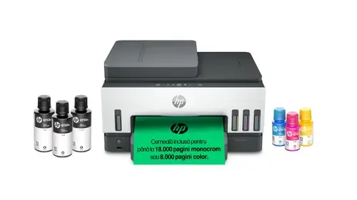 Multifunctional Inkjet HP Smart Tank 790 All-in-One, A4, Retea, Wi-Fi Direct, Bluetooth, ADF, Duplex