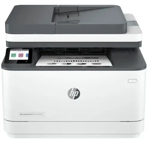 Multifunctional Monocrom HP LaserJet Pro MFP 3102fdw, A4, Fax, Duplex, ADF, Retea, Wireless (Alb/Negru)
