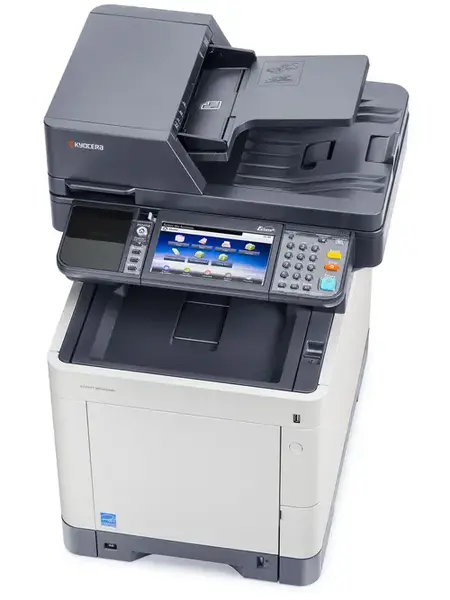 Multifunctionala Laser Color refurbished Kyocera Ecosys M6535cidn, A4, 35 ppm, 1200 x 1200 dpi, Copiator, Scanner, Fax, USB, Retea
