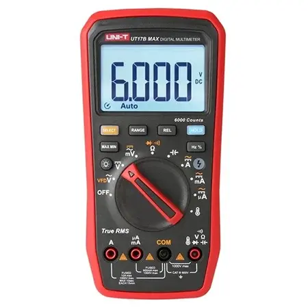 Multimetru Digital Uni-T UT17B, Temperatura 1000 C, Frecventa, NCV, True RMS, CAT III 600V, Autoscalare