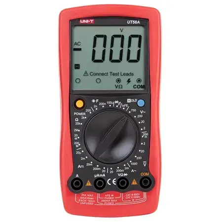 Multimetru digital UNI-T UT58A, Masurare continuitate, Oprire automata