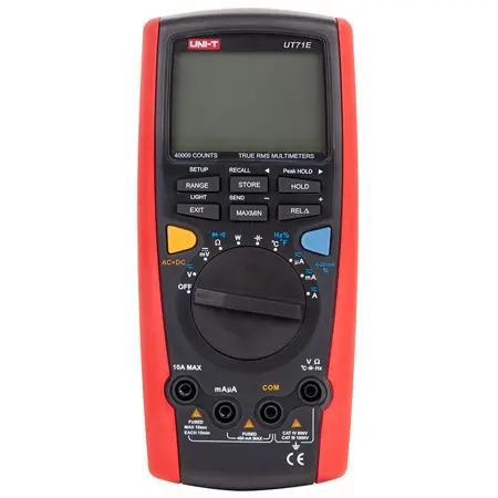 Multimetru Digital Uni-T UT71E, True RMS, USB, Autoscalare, Temperatura 1000 C, Masurare Putere 2500W, Frecventa