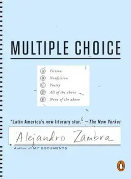Multiple Choice, Paperback/Alejandro Zambra