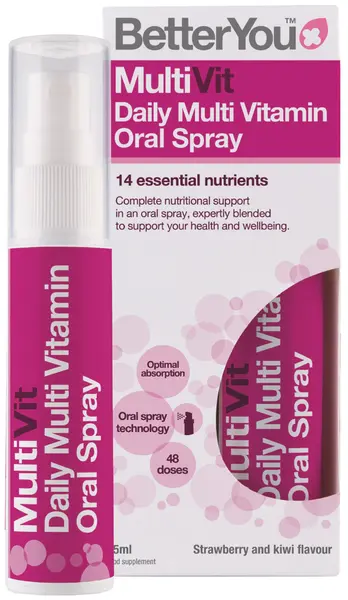MultiVit Spray oral, 25 ml, 32 de doze zilnice, Better You