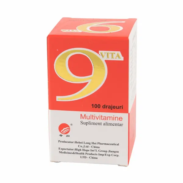 Multivitamine 9Vita, 100 drajeuri, China