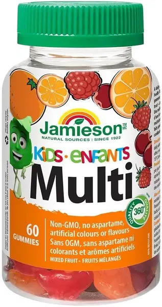 Multivitamine jeleu pentru copii, 60 de drajeuri, Jamieson