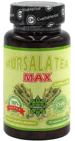 Mursala Tea Max, 300 mg, 30 capsule, Cvetita Herbal