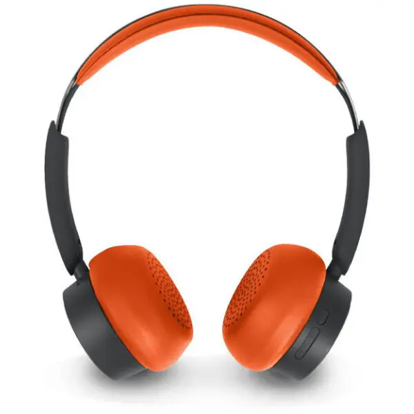 MUSE Casti Stereo Wireless MUSE M-271 BO, Bluetooth 5.4, Autonomie 65 ore, Microfon, Portocaliu/Negru