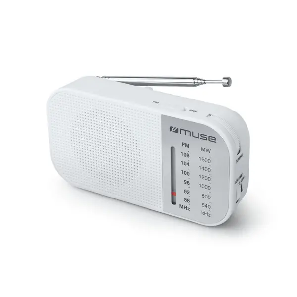 MUSE Radio de buzunar alb Muse M-025 RW (M-025RW)