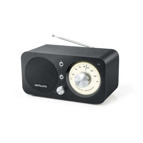 MUSE Radio portabil MUSE M-095 BT, Port USB, 5W, Raza de actiune 10 m, Negru (M-095BT)