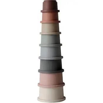 Mushie Stacking Cups Toy jucarie 3 in 1