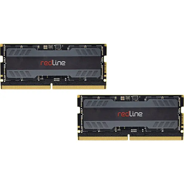Mushkin Kit dual Memorie RAM Mushkin Redline SODIMM, Capacitate 32GB DDR5 (2x 16 GB), Frecventa 5600, CL - 46, Negru