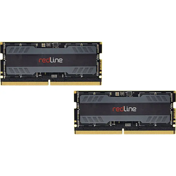 Mushkin Kit dual memorie RAM Mushkin Redline SODIMM, Capacitate 64GB DDR5 (2x 32 GB), Frecventa 5200, CL - 42, Negru