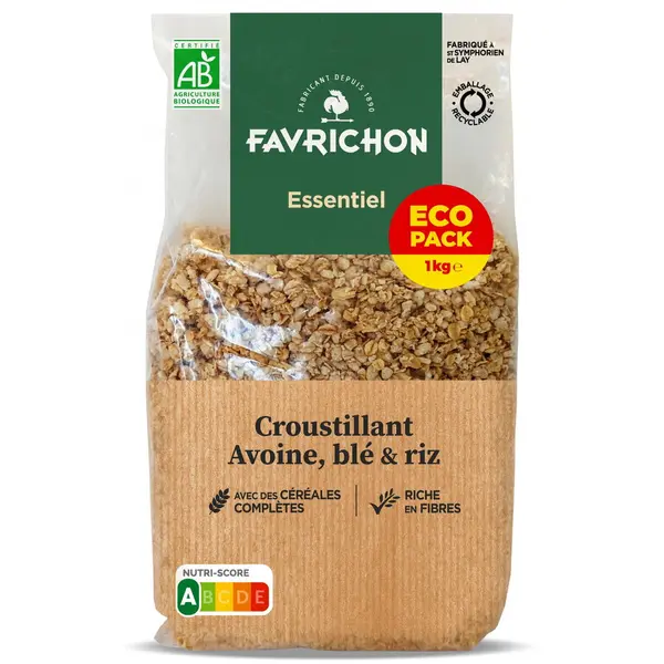 Musli Crocant cu Cereale Integrale Ecologic/Bio 1kg