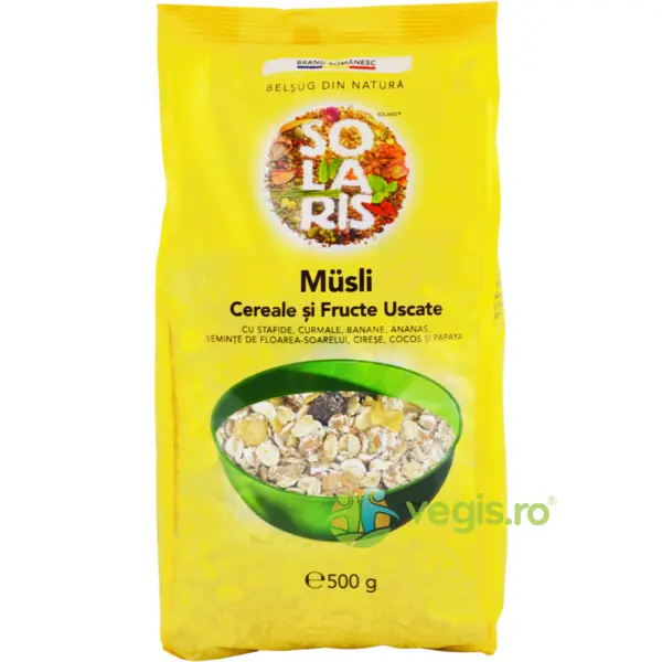 Musli cu Cereale si Fructe Uscate 500g