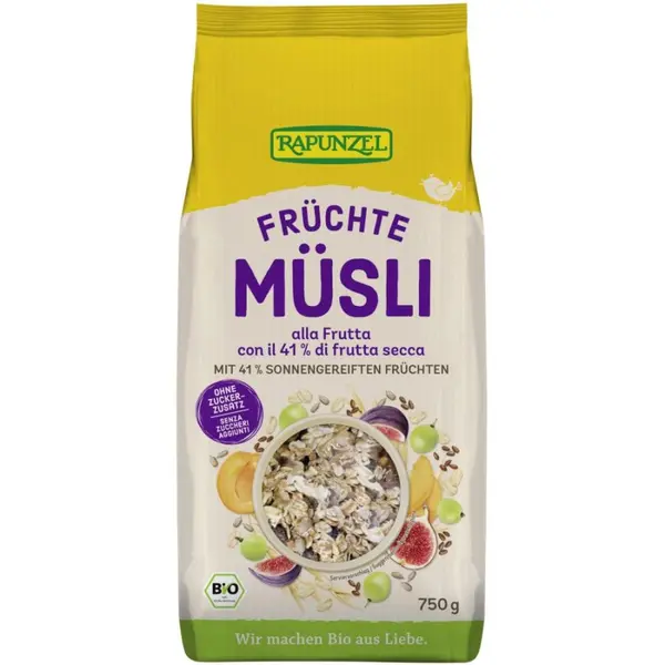 Musli de fructe fara zahar adaugat, eco - 750 g