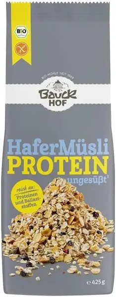 Musli proteic organic cu ovăz, fără gluten, 425 g, BauckHof