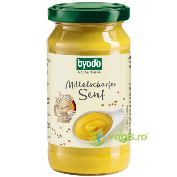 Mustar Usor Picant Ecologic/Bio 200ml