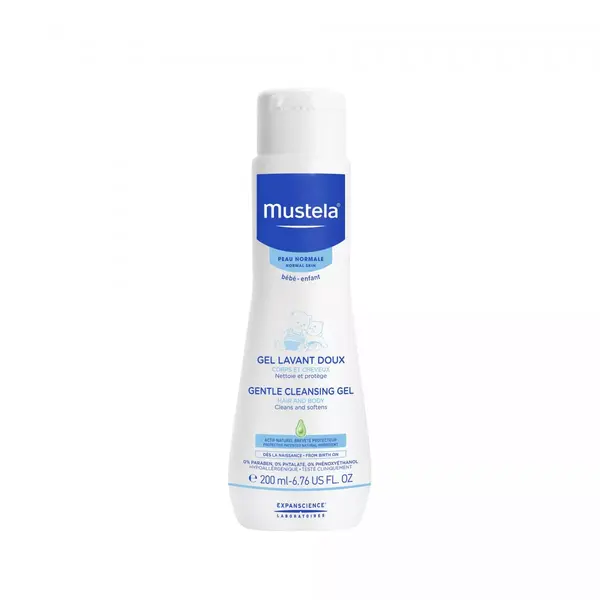 Mustela Bebe gel de curatare pentru par si corp 200ml Lab.Expans.
