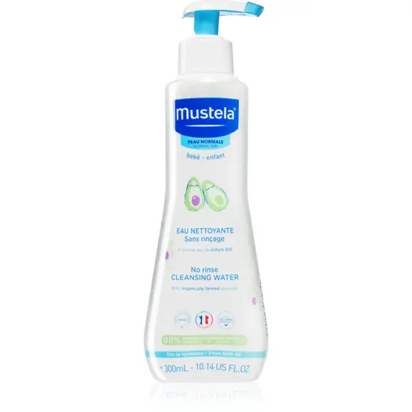 Mustela Bébé No Rinse Cleansing Water lotiune de curatare pentru nou-nascuti si copii 300 ml
