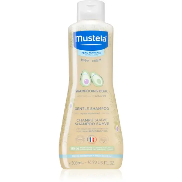 Mustela Bébé sampon delicat pentru nou-nascuti si copii 500 ml