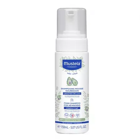 Mustela Bebe sampon spuma elimina scuamele de lapte 150ml Lab.Expans .