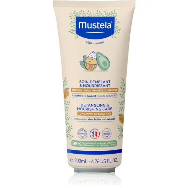 Mustela Detangling & Nourishing sampon pentru copii pentru par usor de pieptanat 200 ml