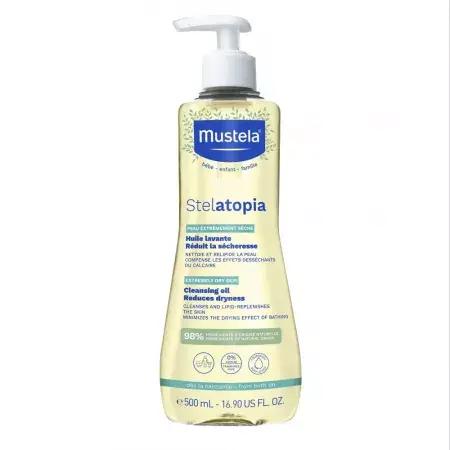 Mustela Stelatopia ulei curatare piele foarte uscata si atopica 500ml Lab.Expans.