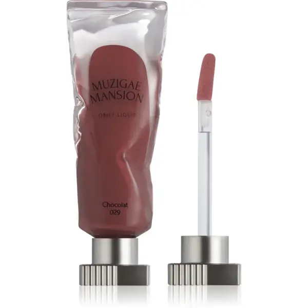 MUZIGAE MANSION Objet Liquid Ruj de buze lichid, de lunga durata cu efect matifiant culoare 029 Chocolat 6 ml