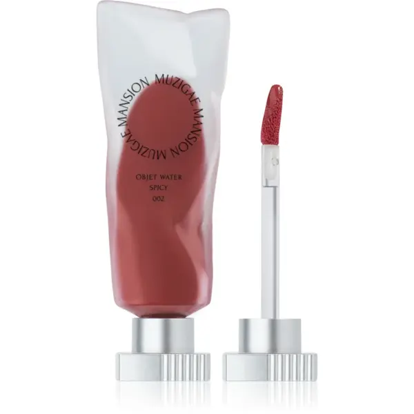 MUZIGAE MANSION Objet Water ruj de buze lichid, mat și hidratant culoare 002 Spicy 5.8 ml