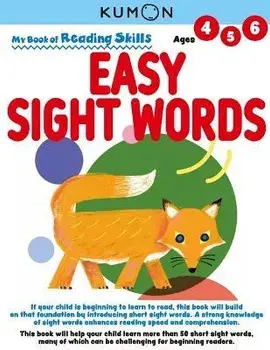 My Book of Reading Skills: Easy Sight Words, Paperback/Kumon Publishing