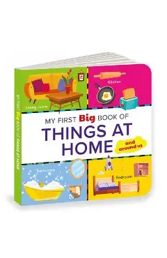 My First Big Book of Things at Home: Illustrated Board Book of Things at Home for Preschool Kids, Toddlers Book for 1+ [Penguin Early Learning Series] - Penguin Books
