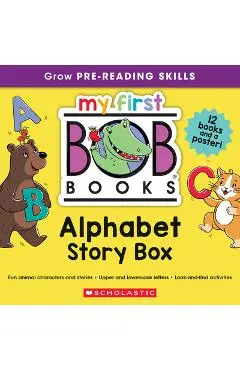 My First Bob Books - Alphabet Story Box Bind-Up Phonics, Letter Sounds, Ages 3 and Up, Pre-K (Reading Readiness) - Lynn Maslen Kertell