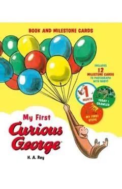 My First Curious George (Book and Milestone Cards) - H. A. Rey