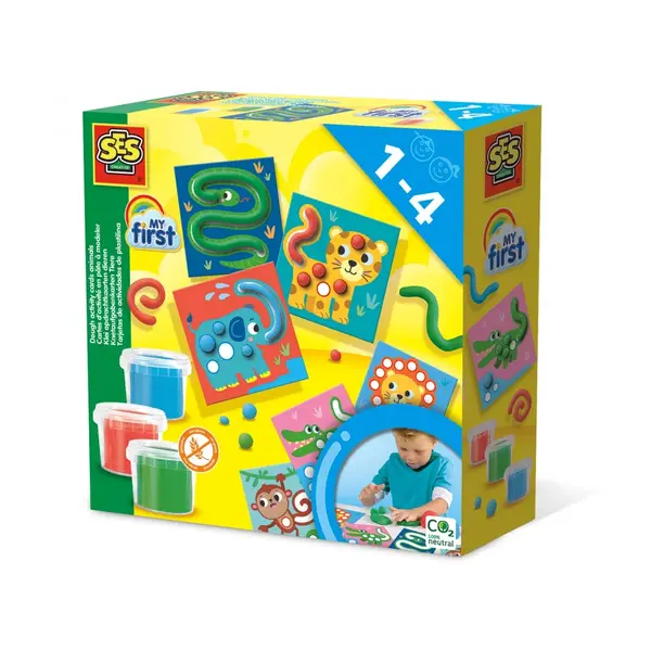 My First , Set creativ cu plastilina E i cartonaE e cu animale (SES)