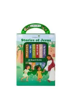 My Little Library: Stories of Jesus (12 Board Books) - Little Grasshopper Books