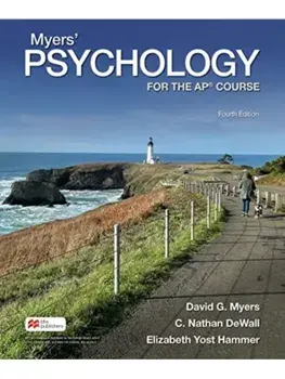 Myers' Psychology for the AP® Course. Fourth Edition, Hardback/Yost Hammer Elizabeth