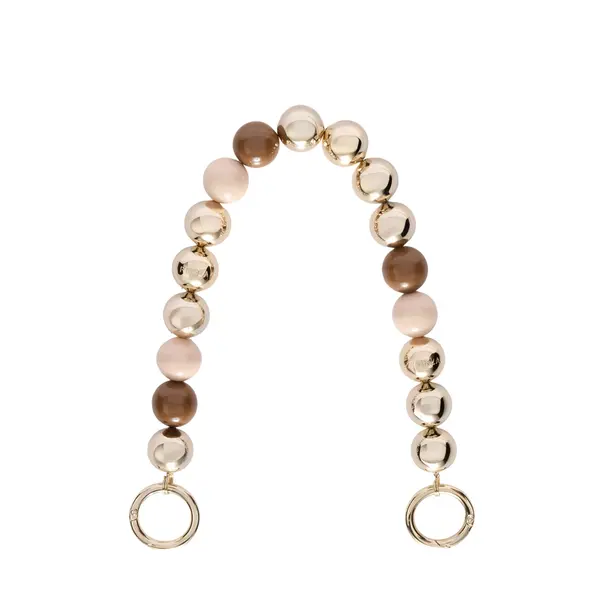 Myfurla bag handle color gold + toffee + dusty pink